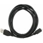 Gembird CCP-MUSB2-AMBM-6 USB-kabel 1.8m Sort Gembird CCP-MUSB2-AMBM-6 USB-kabel 1.8m Sort